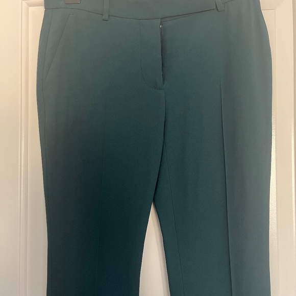 Alexander McQueen Boot Cut Tailored Trousers in Forrest Green - Picture 8 of 15